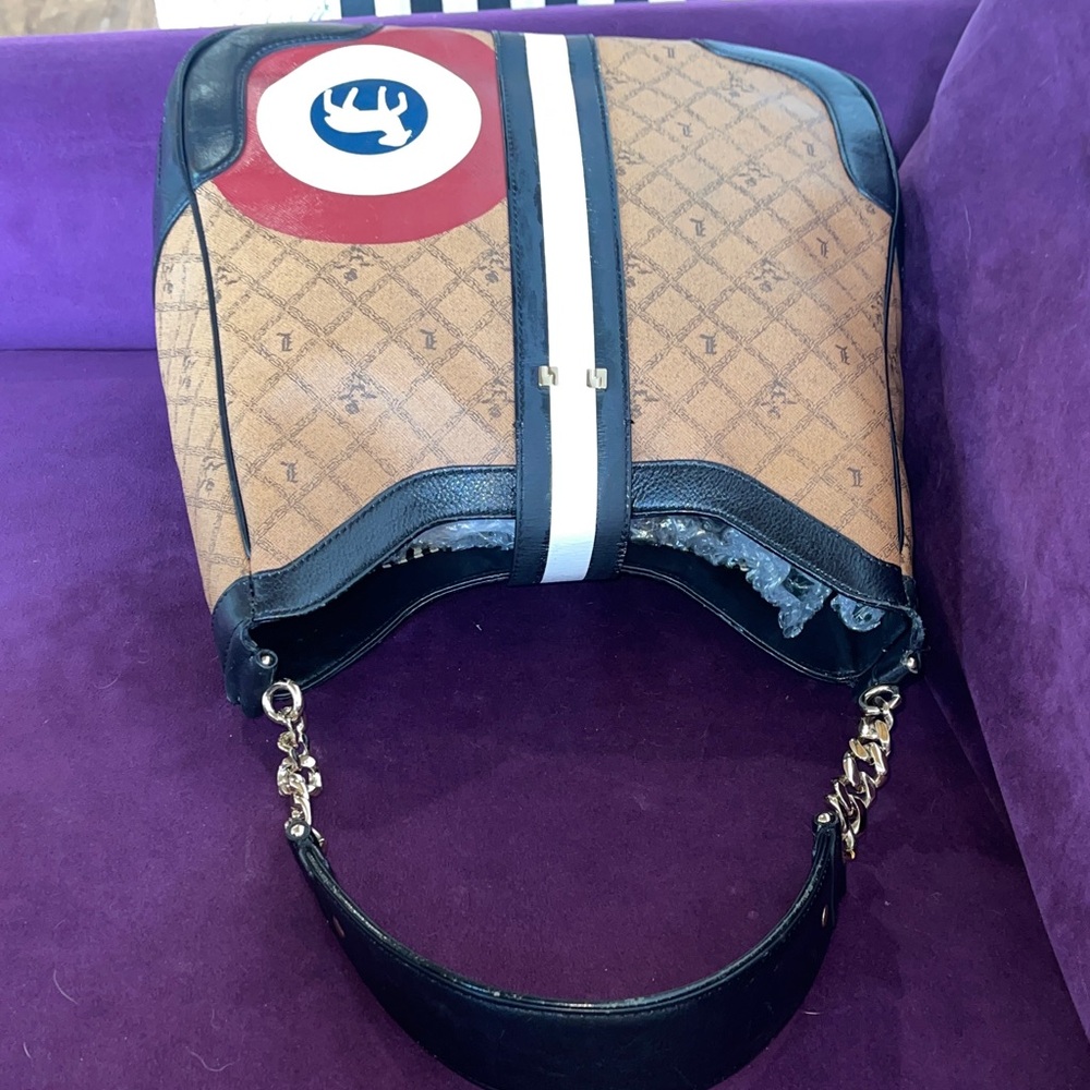 Sale 🔥 L.A.M.B. Tan and Black Tote by Gwen Stefani - Picture 6 of 9